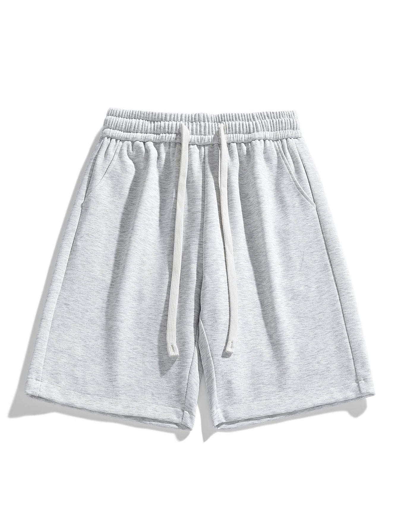 Castiel® | Basic Textured Drawstring Shorts