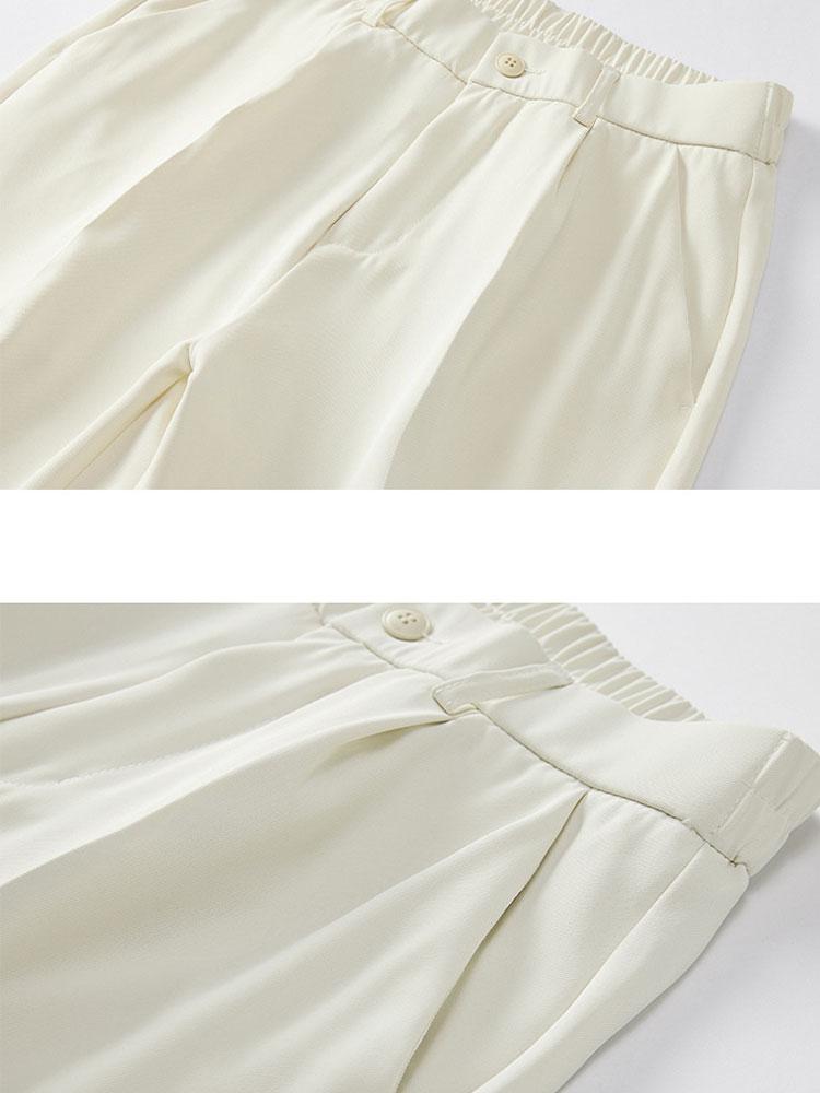 Baladeva® | Slit Hem Pleated Trousers