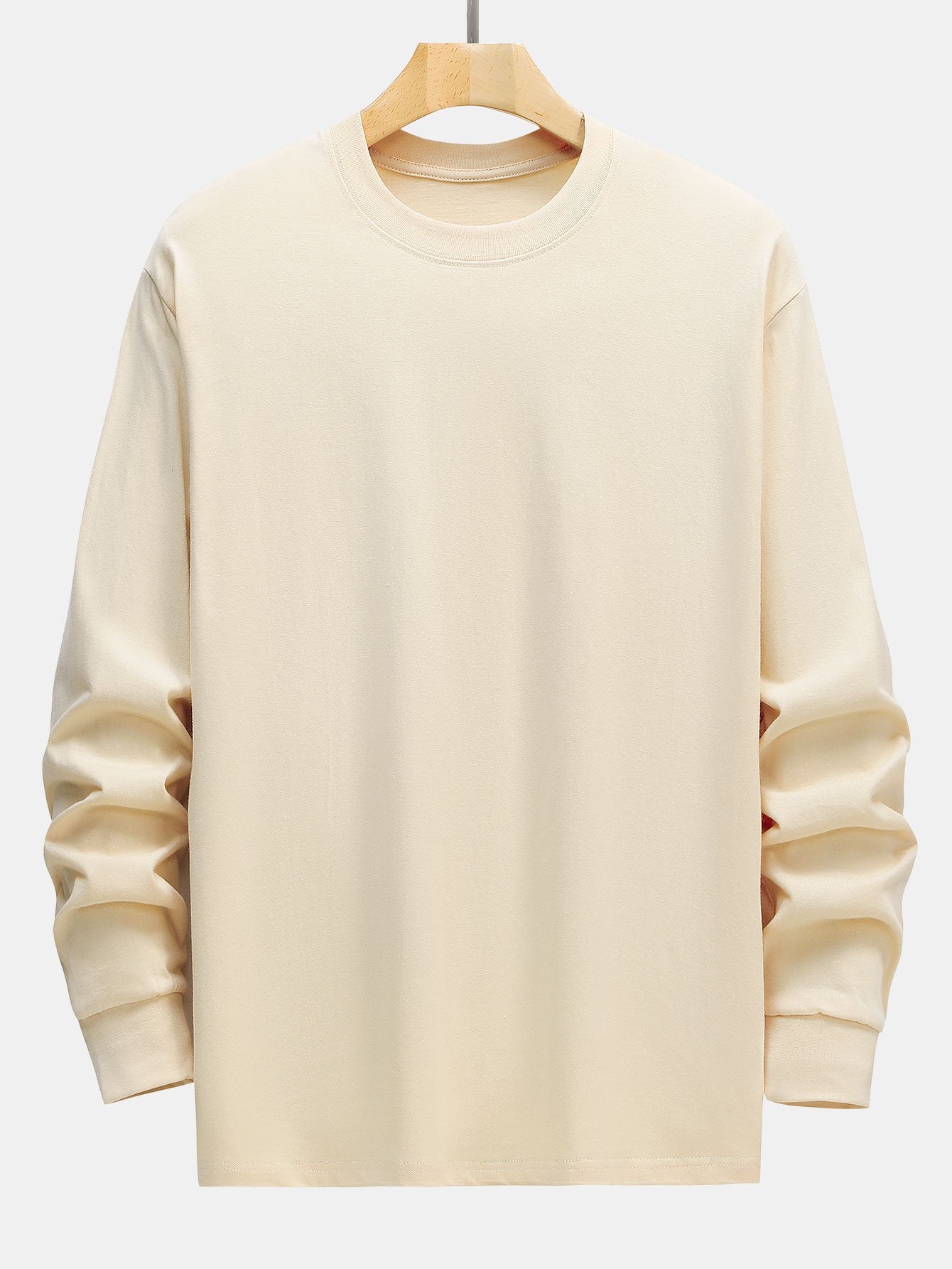Adelard® | 3 Pieces Basic Long Sleeve Heavy Weight T-Shirts