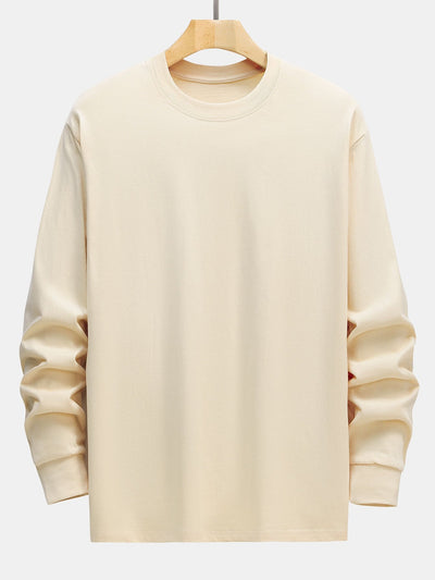 Adelard® | 3 Pieces Basic Long Sleeve Heavy Weight T-Shirts