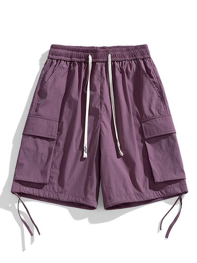 Heliodoro® | Drawstring Hem Cargo Shorts