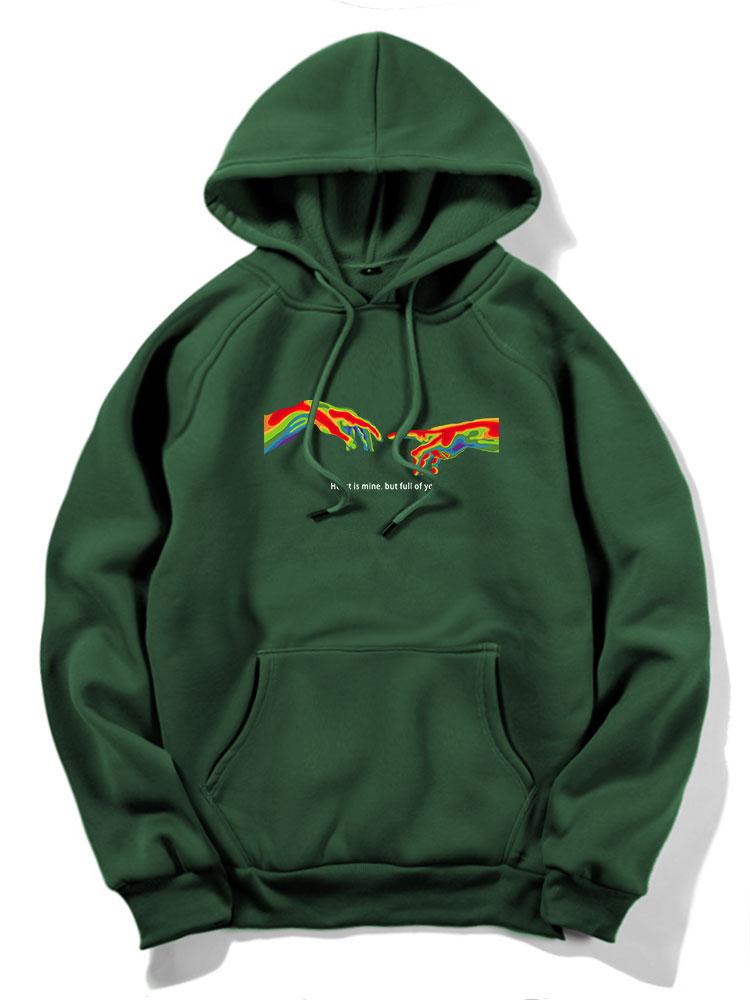 Augustus | Infrared Hand Print Hoodie