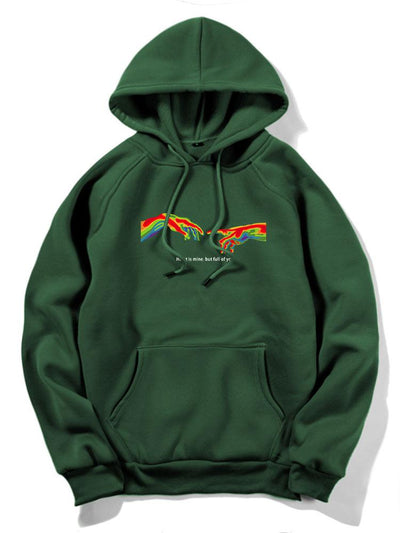 Augustus | Infrared Hand Print Hoodie