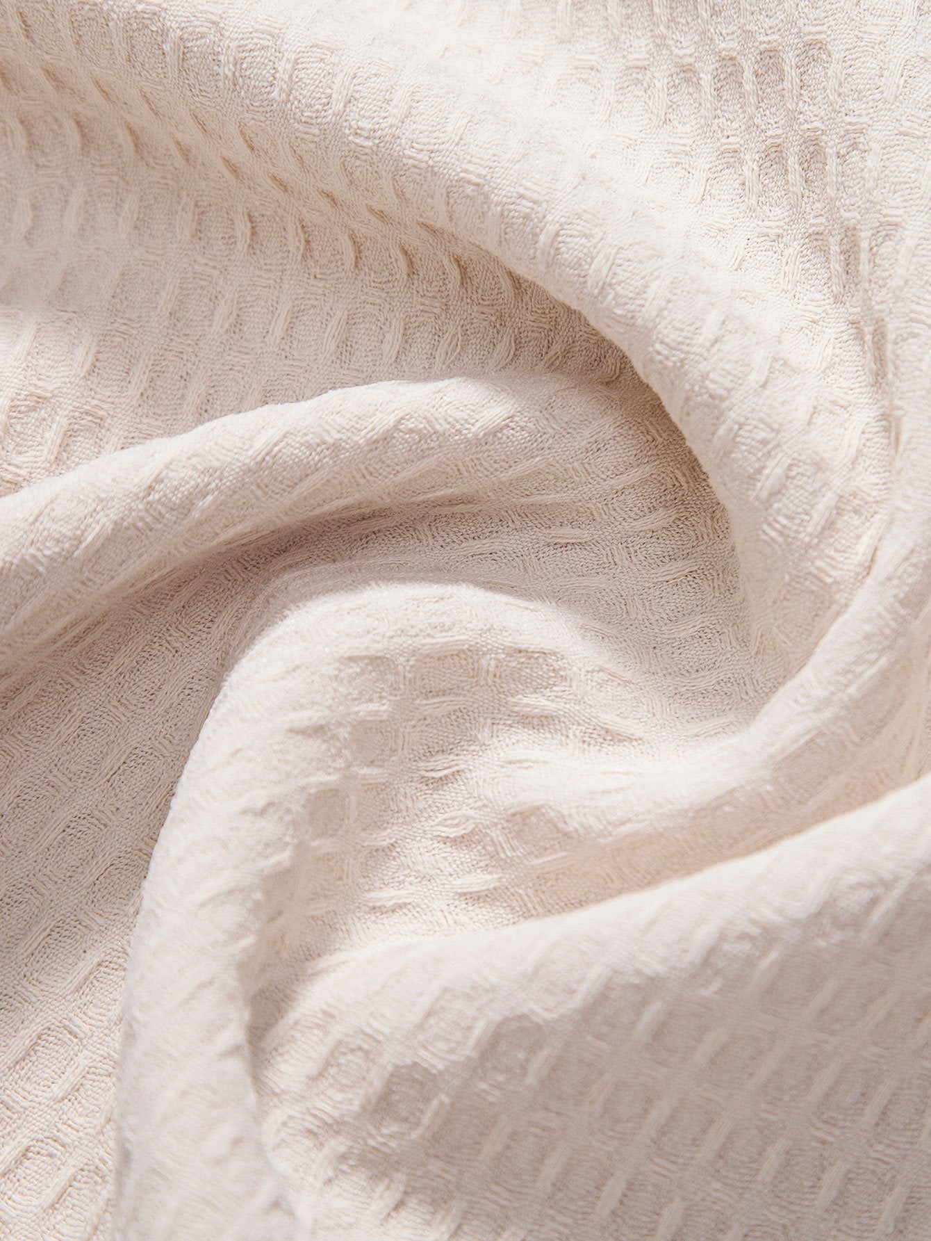 Orestes® | Waffle Polo Collar Shirt With Pocket & Waffle Shorts