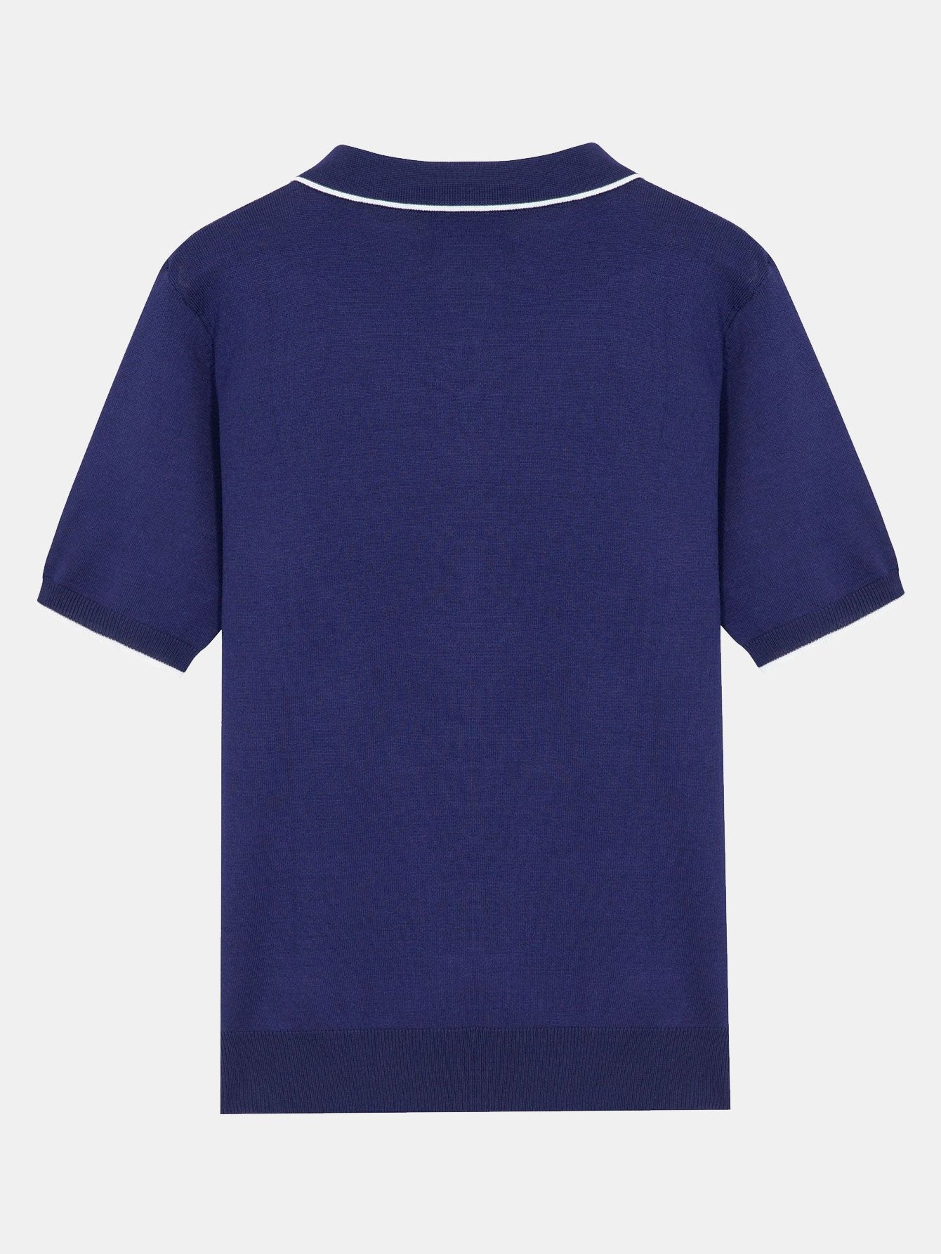 Declan | Solid Zip Sweater Polo