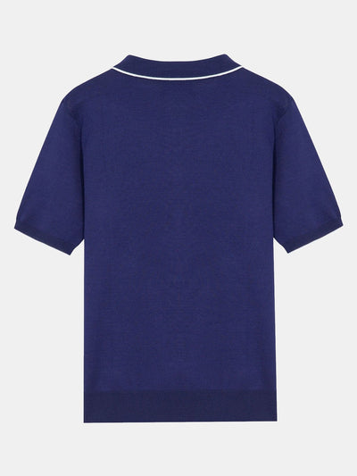 Declan | Solid Zip Sweater Polo
