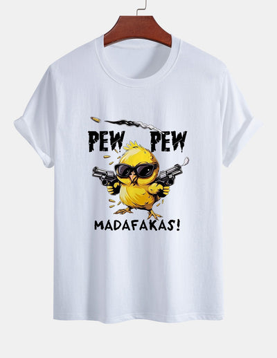 Servando® | Chicken Print Drop Shoulder Oversize T-Shirt