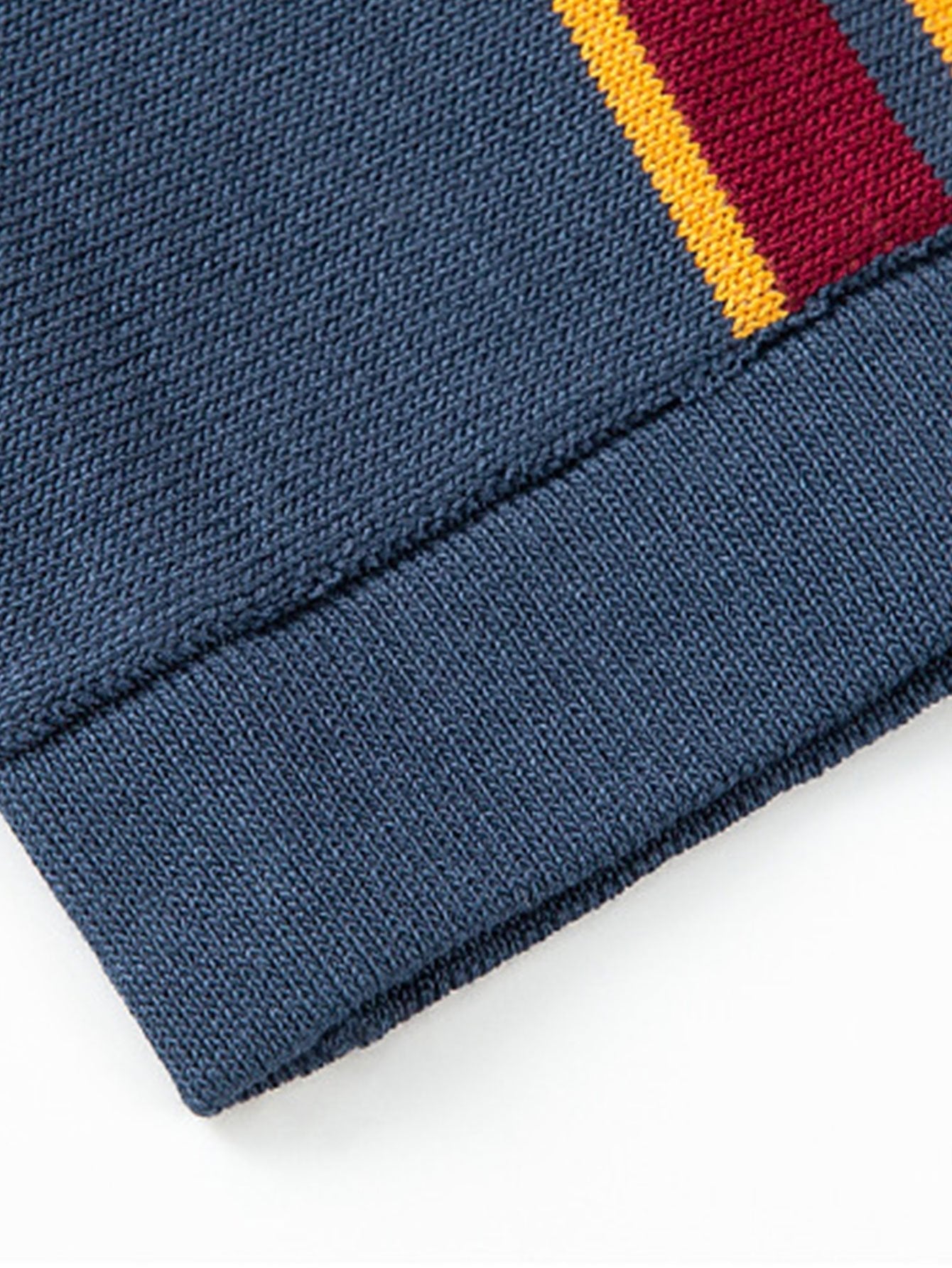Ezra | Short Sleeve Multi Stripe Button Up Sweater Polo