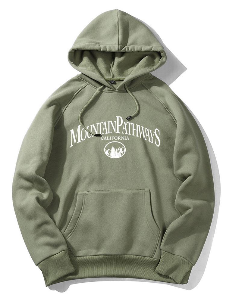 Trey | Mountain Pathways Print Hoodie