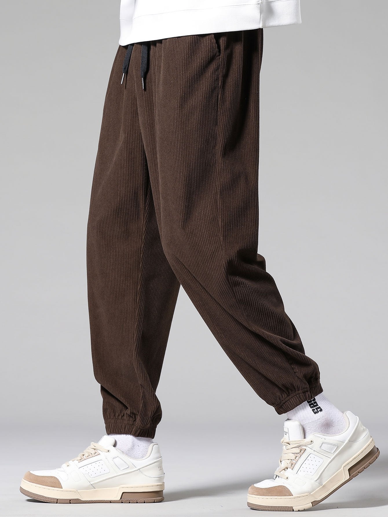 Aubry® | Corduroy Drawstring Jogging Pants