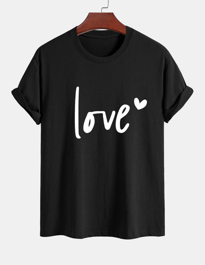 Tarsicio® | Love Print Cotton T-Shirt