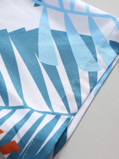 Vicente® | Leaf Print Button Up Shirt