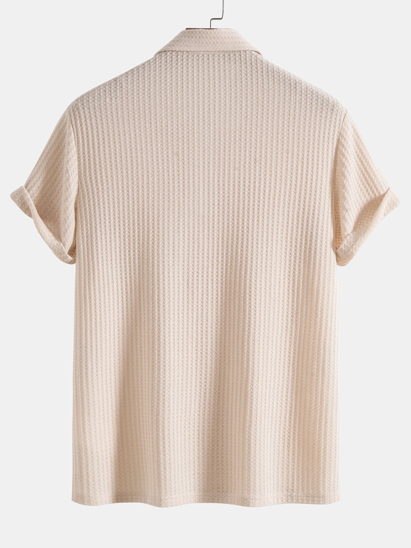 Zeus® | Knitted Waffle Polo Shirt