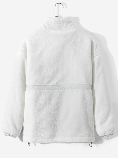 Marcelo | Quilted Lined Teddy Fleece Zip Up Coat