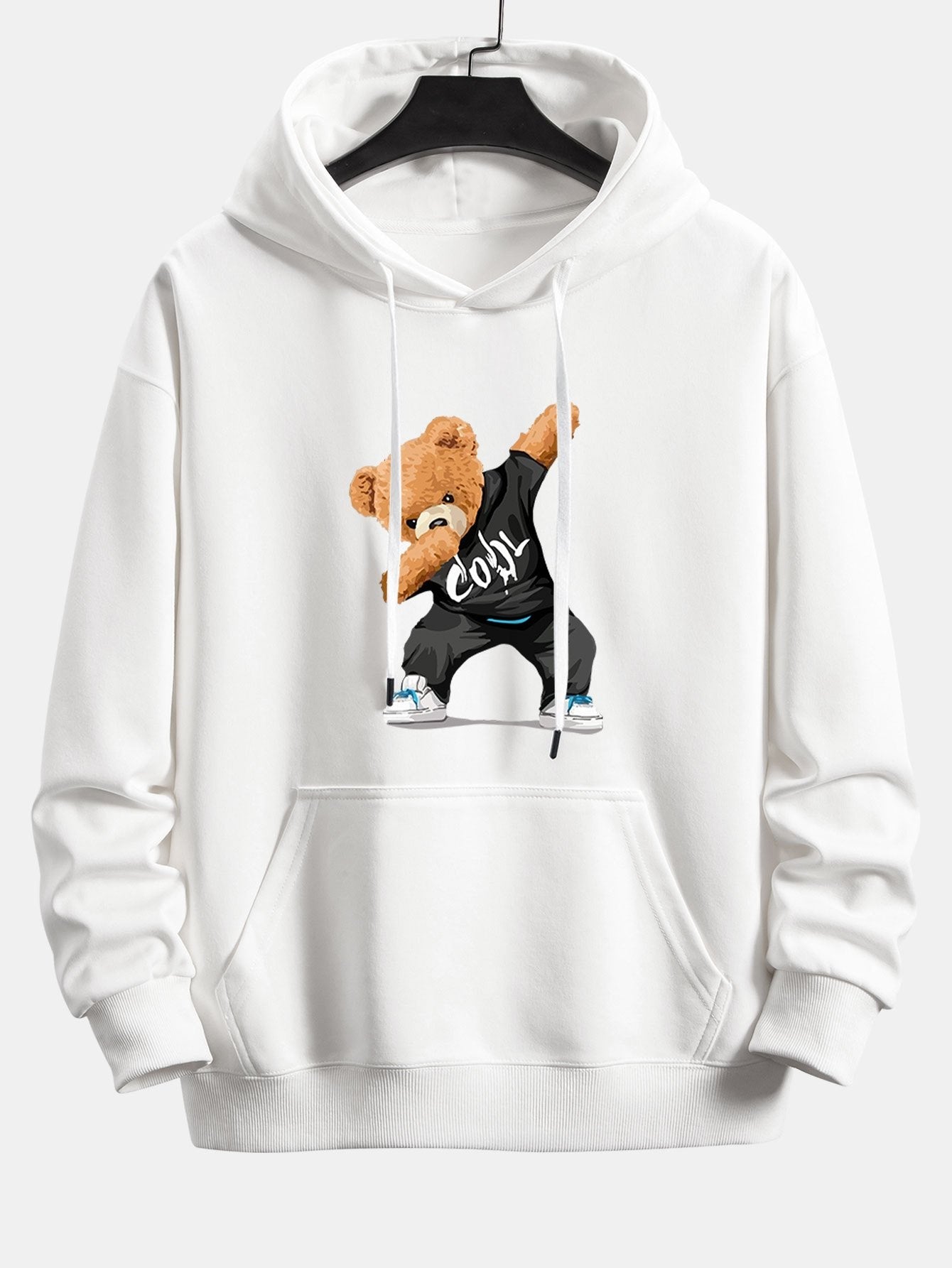Mickey | Cool Bear Print Relax Fit Hoodie