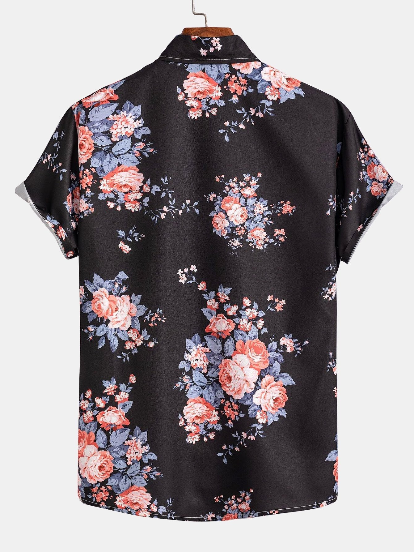 Allon® | Floral Print Button Up Shirt