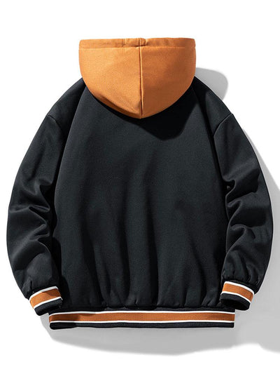 Tyler | Hooded Baseball Jacket
