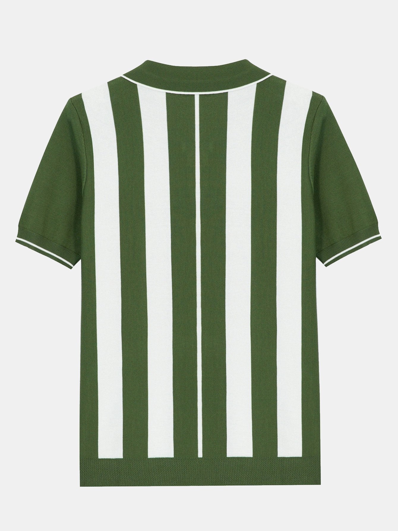 Damián® | Striped Zip Sweater Polo