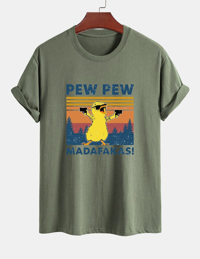 Telémaco® | Duck Print Cotton T-Shirt