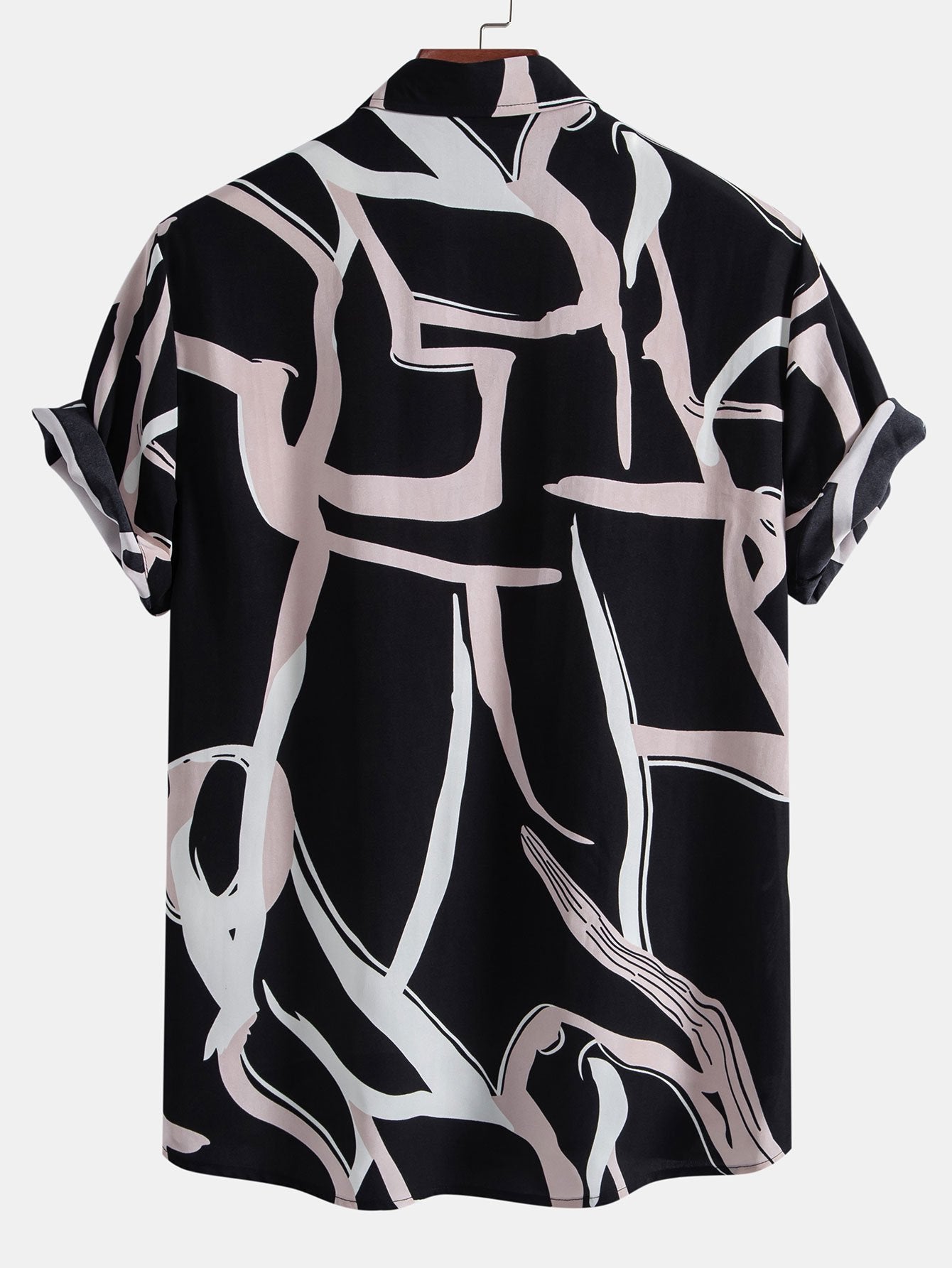 Aeson® | Abstract Print Button Up Shirt