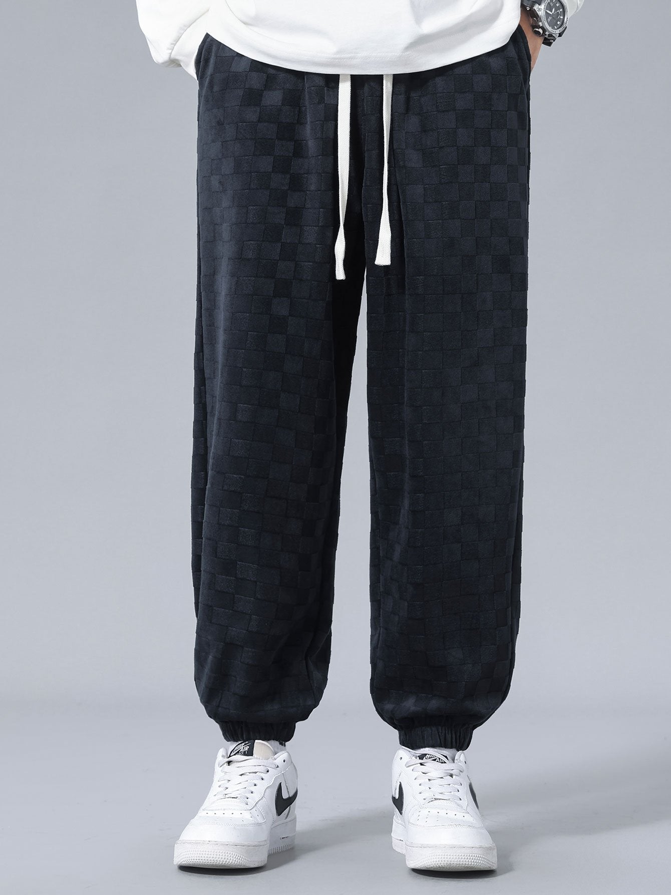Américo® | Checkerboard Jogging Pants