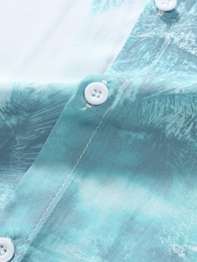 Amand® | Ink Botanical Print Button Up Shirt