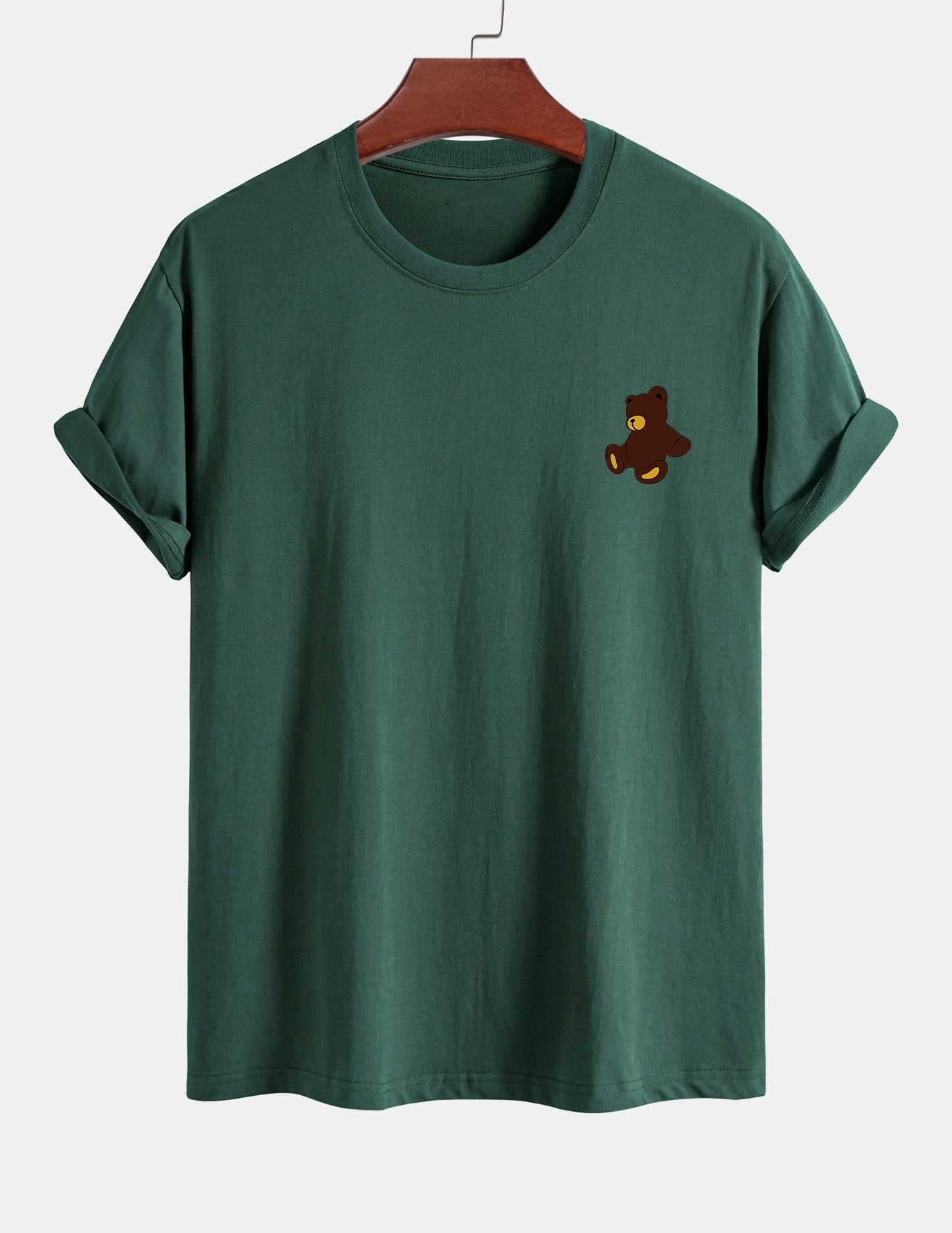 Yoab® | Teddy Bear Print Cotton T-Shirt