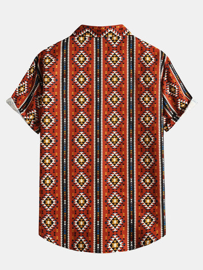 Mauricio® | Aztec Geometric Print Shirt