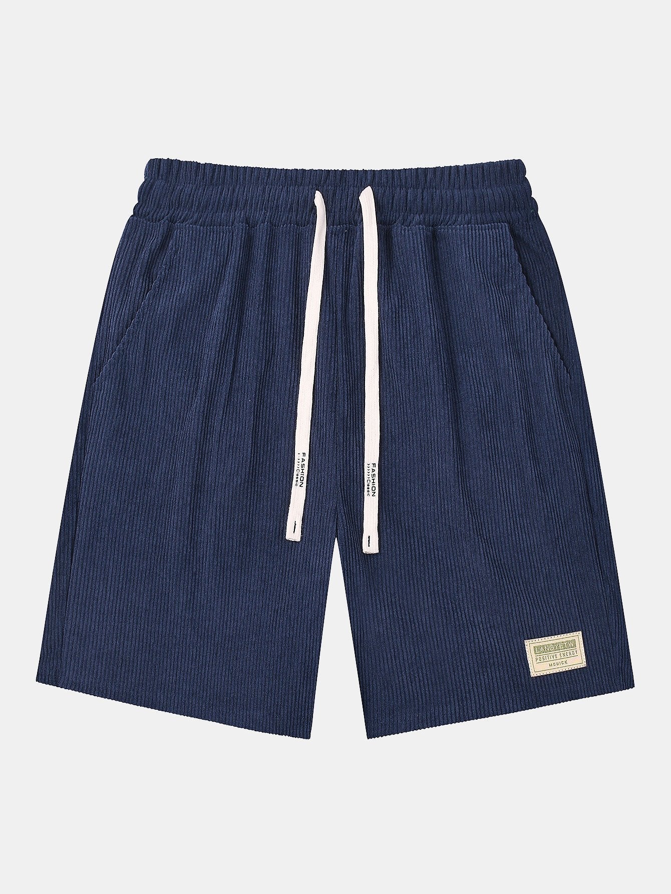 José® | Corduroy Drawstring Shorts With Letter Label