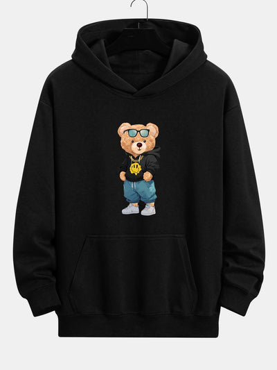 Anthony | Hip Hop Bear Print Relax Fit Hoodie