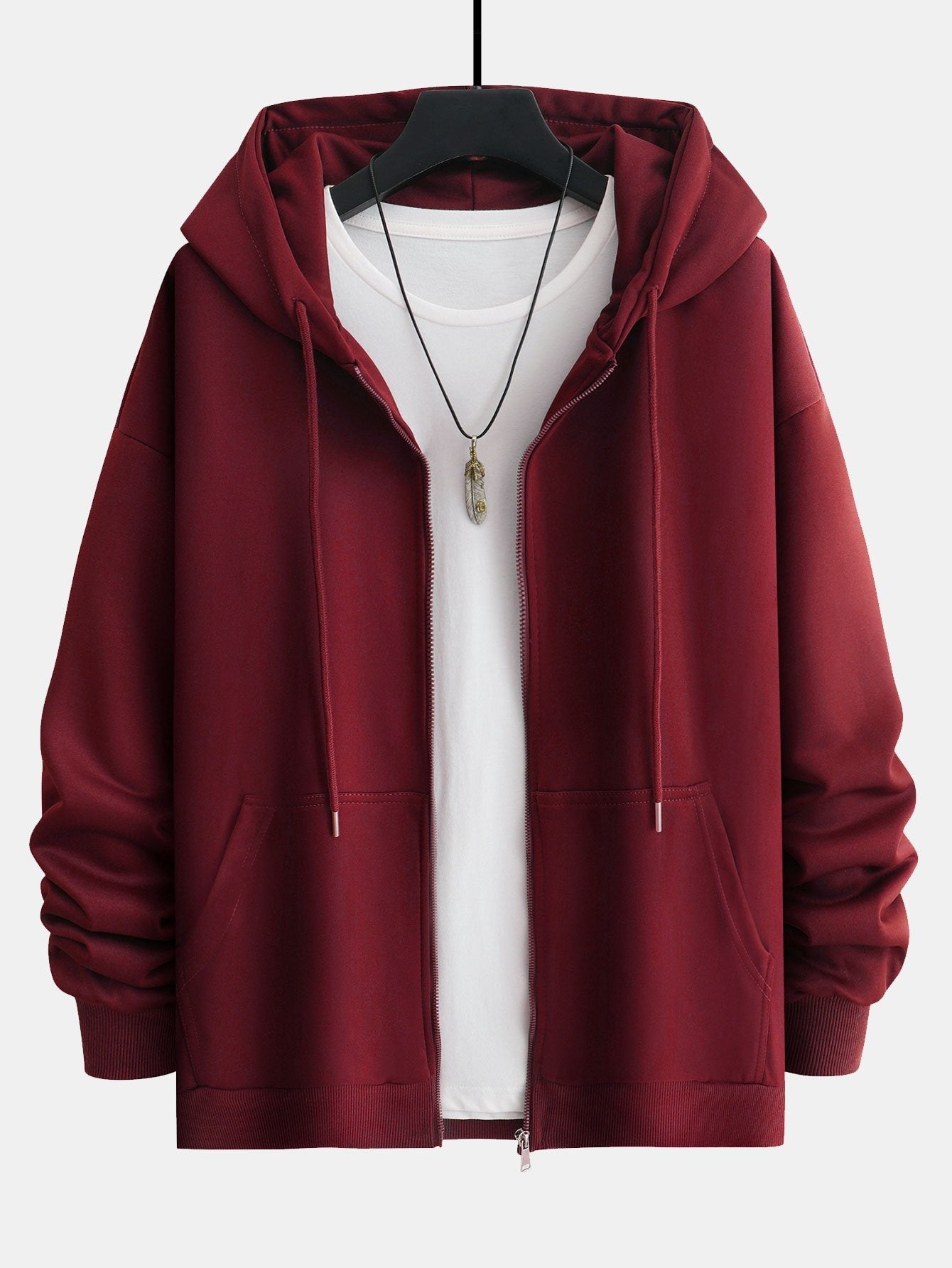 Romeo | Basic Relax Fit Zip Hoodie