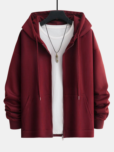 Romeo | Basic Relax Fit Zip Hoodie