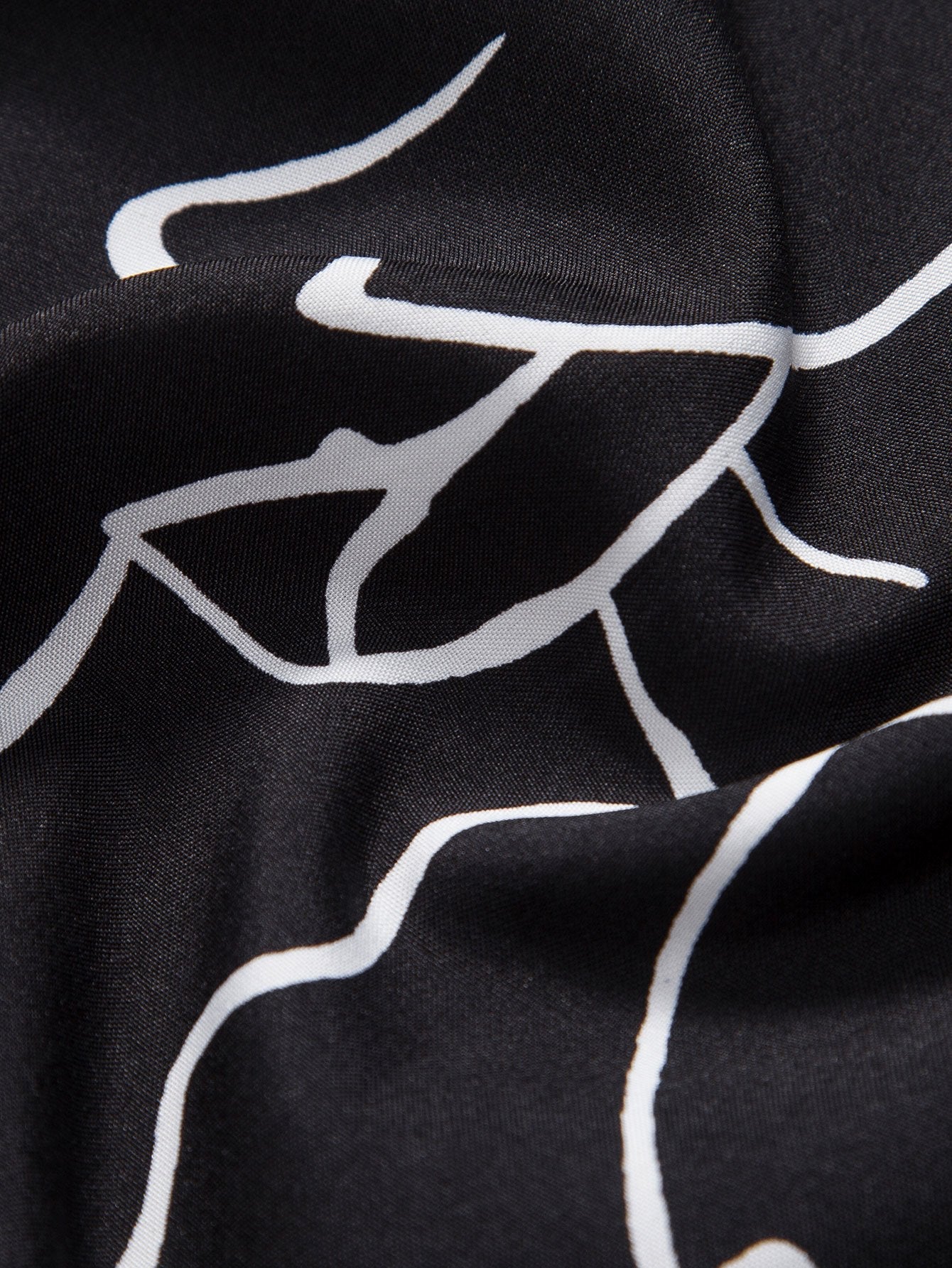 Alejandro® | Abstract Line Print Buttton Up Shirt