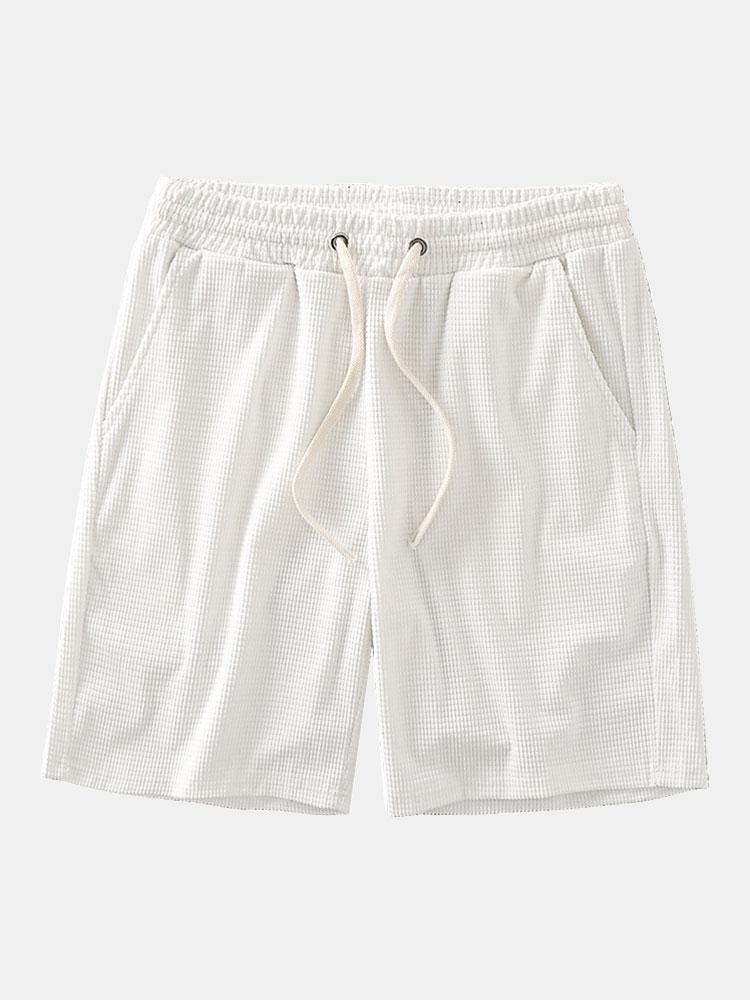 Bairre® | Drawstring Crosscut Corduroy Shorts