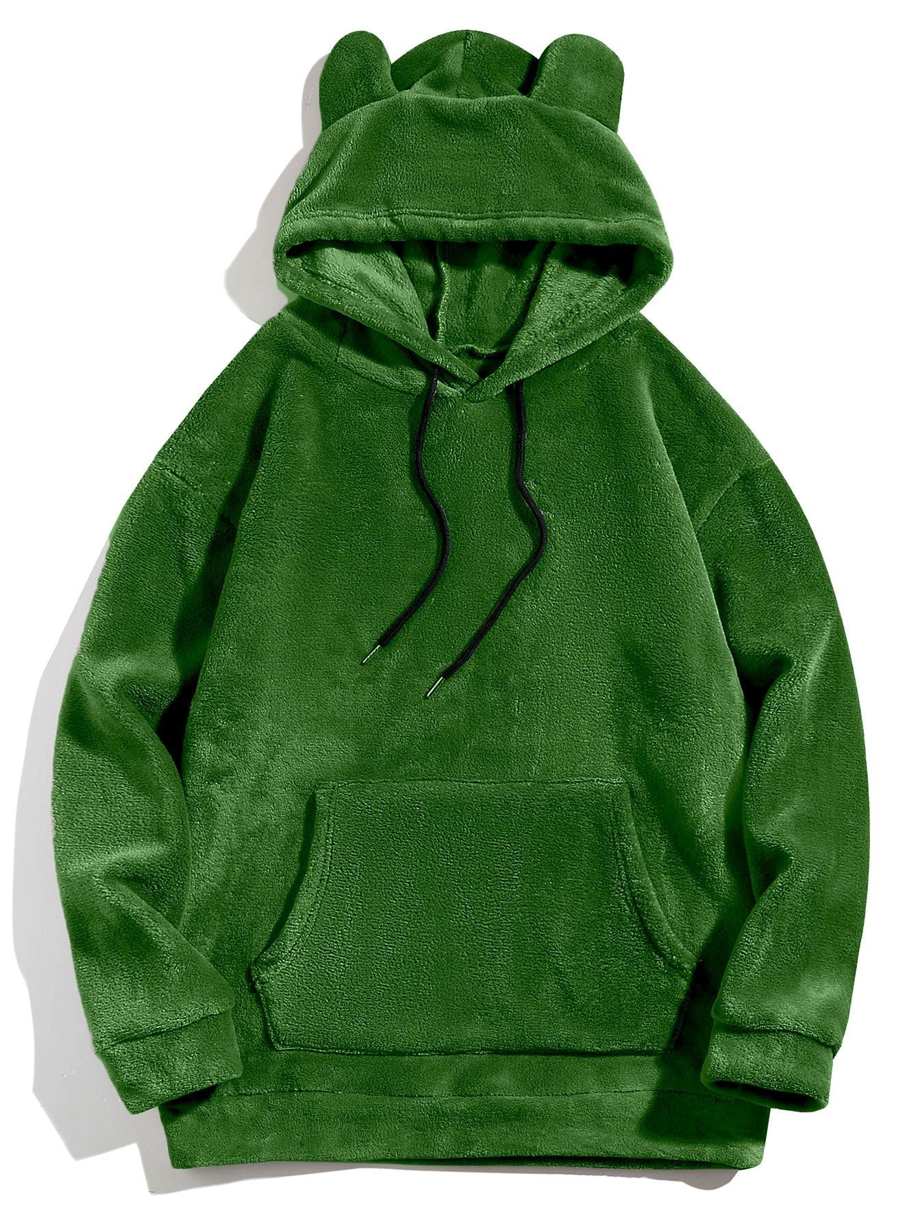 Brian | Relax Fit Teddy Fleece Hoodie With Ears