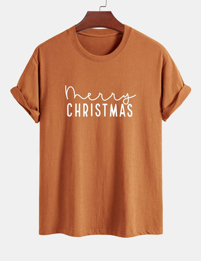 Adelmo® | Christmas Print Cotton T-Shirt