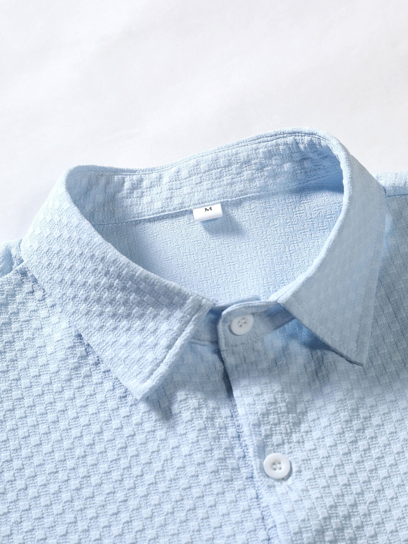 Drew® | Checkerboard Jacquard Button Up Shirt