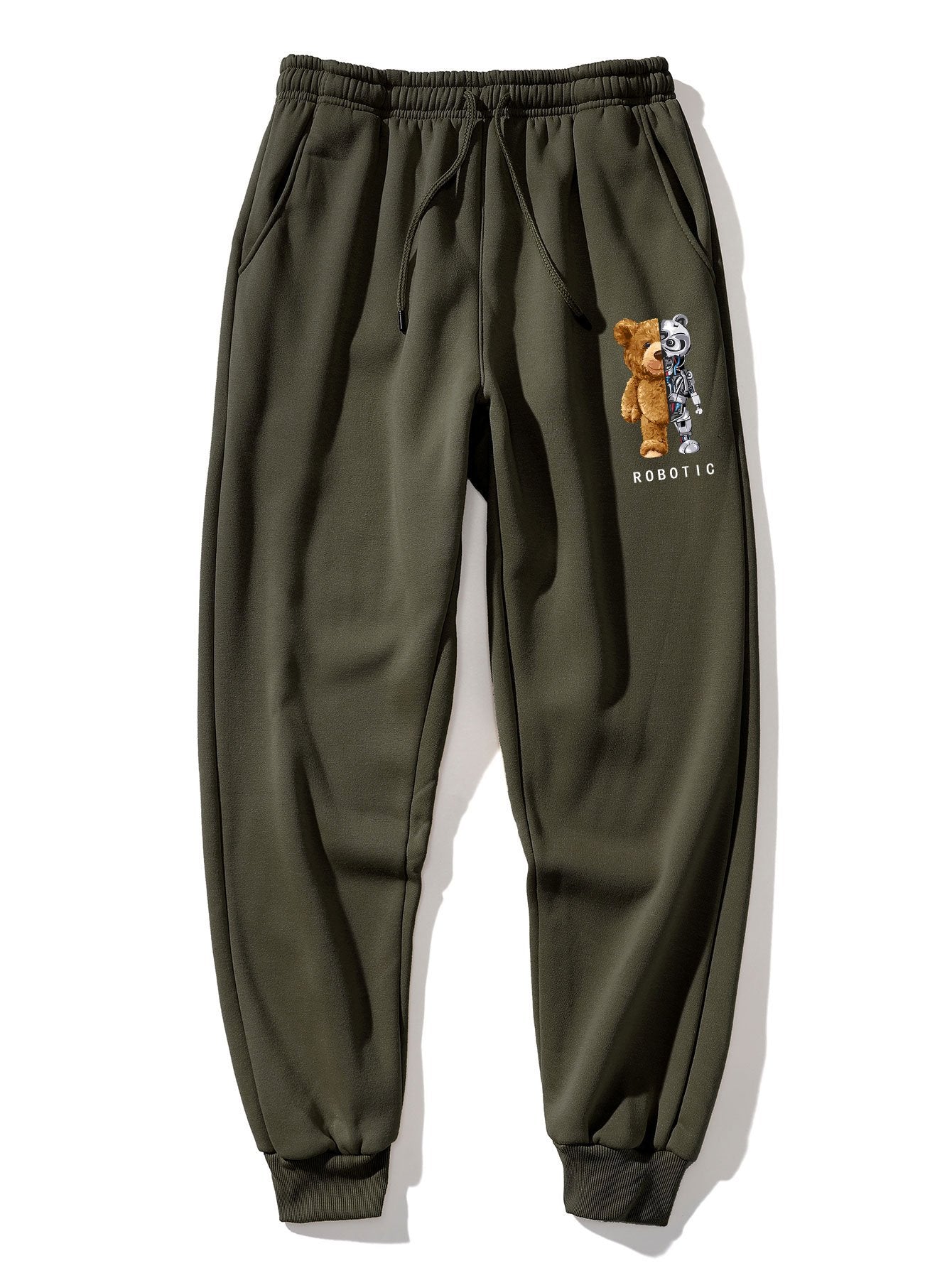 Bandele® | Robot Bear Print Jogger Pants