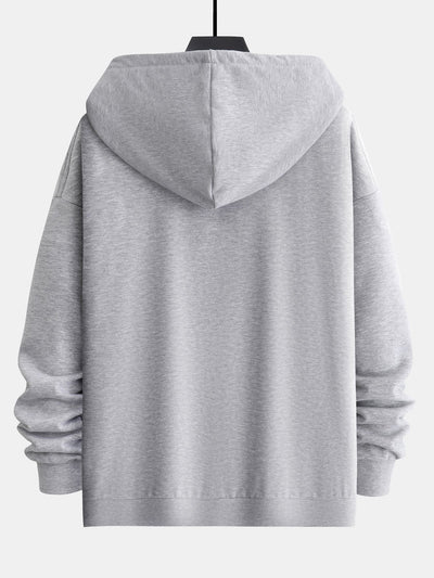 Benjamin | NASA Print Relax Fit Zip Hoodie