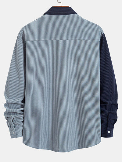 Agapito® | Corduroy Patchwork Shirt