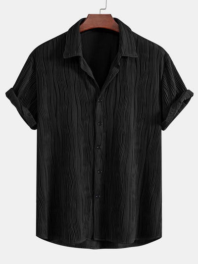 Alasdair® | Wave Textured Button Up Shirt