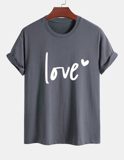 Tarsicio® | Love Print Cotton T-Shirt