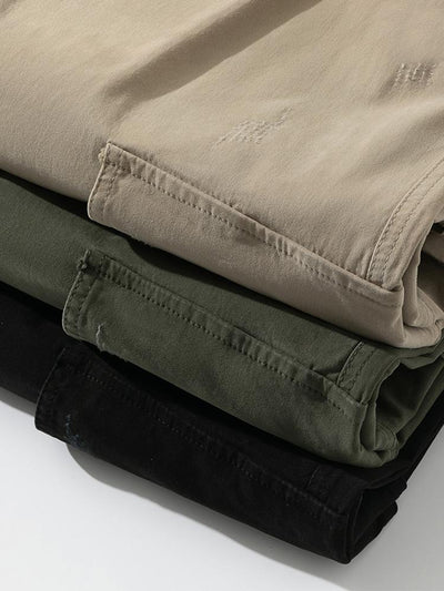 Galdino® | Straight Leg Cotton Cargo Pants