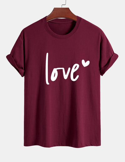 Tarsicio® | Love Print Cotton T-Shirt
