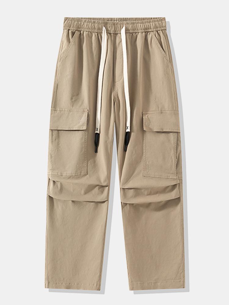 Aye® | Straight Leg Cotton Cargo Pants