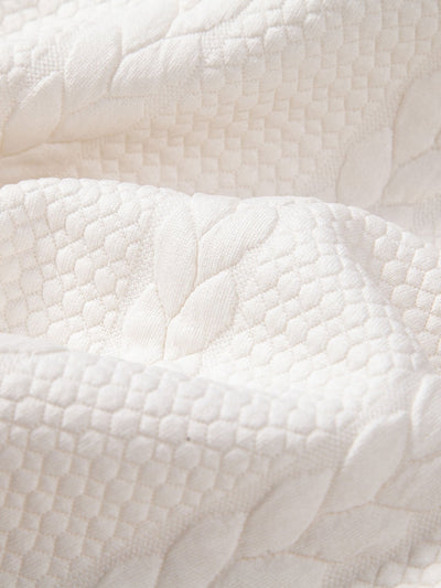 Bruce | Relax Fit Wheat Jacquard Hoodie