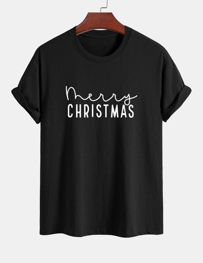 Adelmo® | Christmas Print Cotton T-Shirt