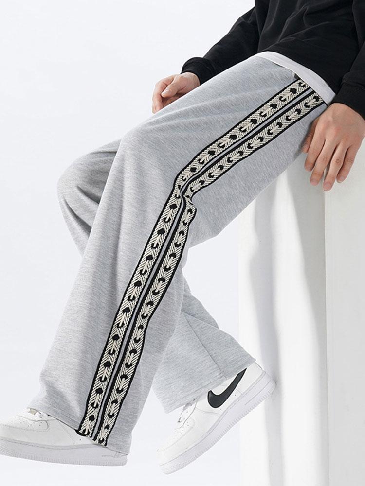 Bardo® | Side Webbing Panel Relax Fit Straight Leg Trousers