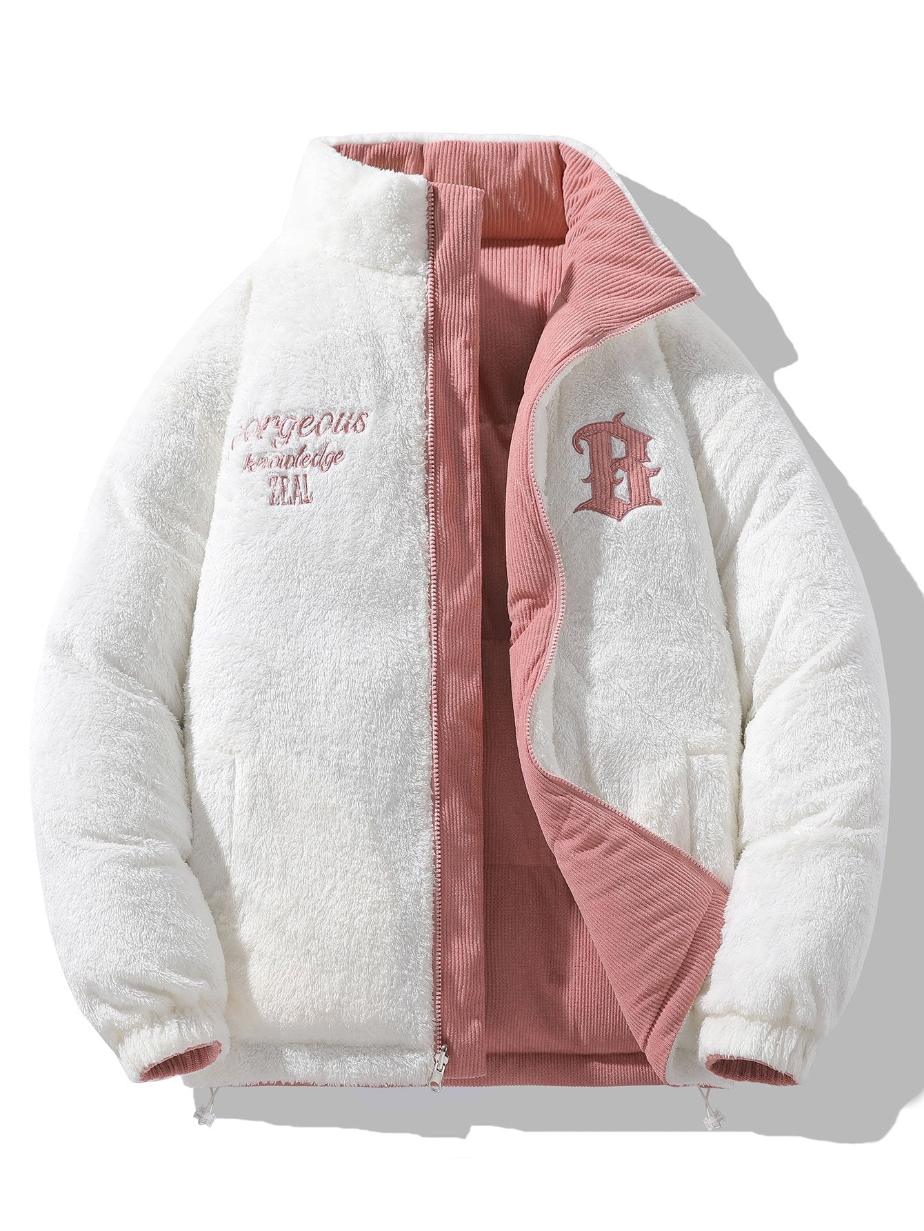 Guillermo | Reversible Teddy Fleece Corduroy Coat