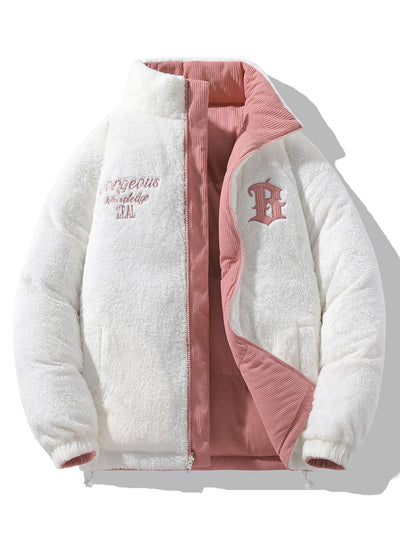 Guillermo | Reversible Teddy Fleece Corduroy Coat